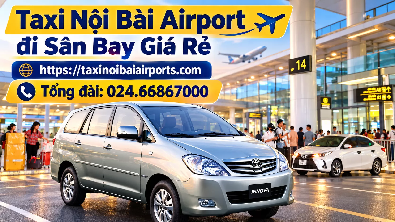 Taxi 7 chỗ Hà Nội đi Nội Bài