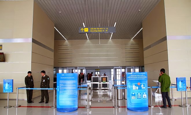 An ninh Sảnh E nhà ga T1 Nội Bài