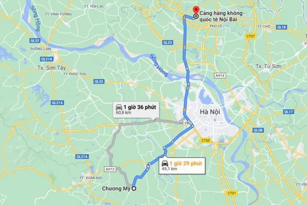 Taxi Nội B&agrave;i đi Chương Mỹ H&agrave; Nội 