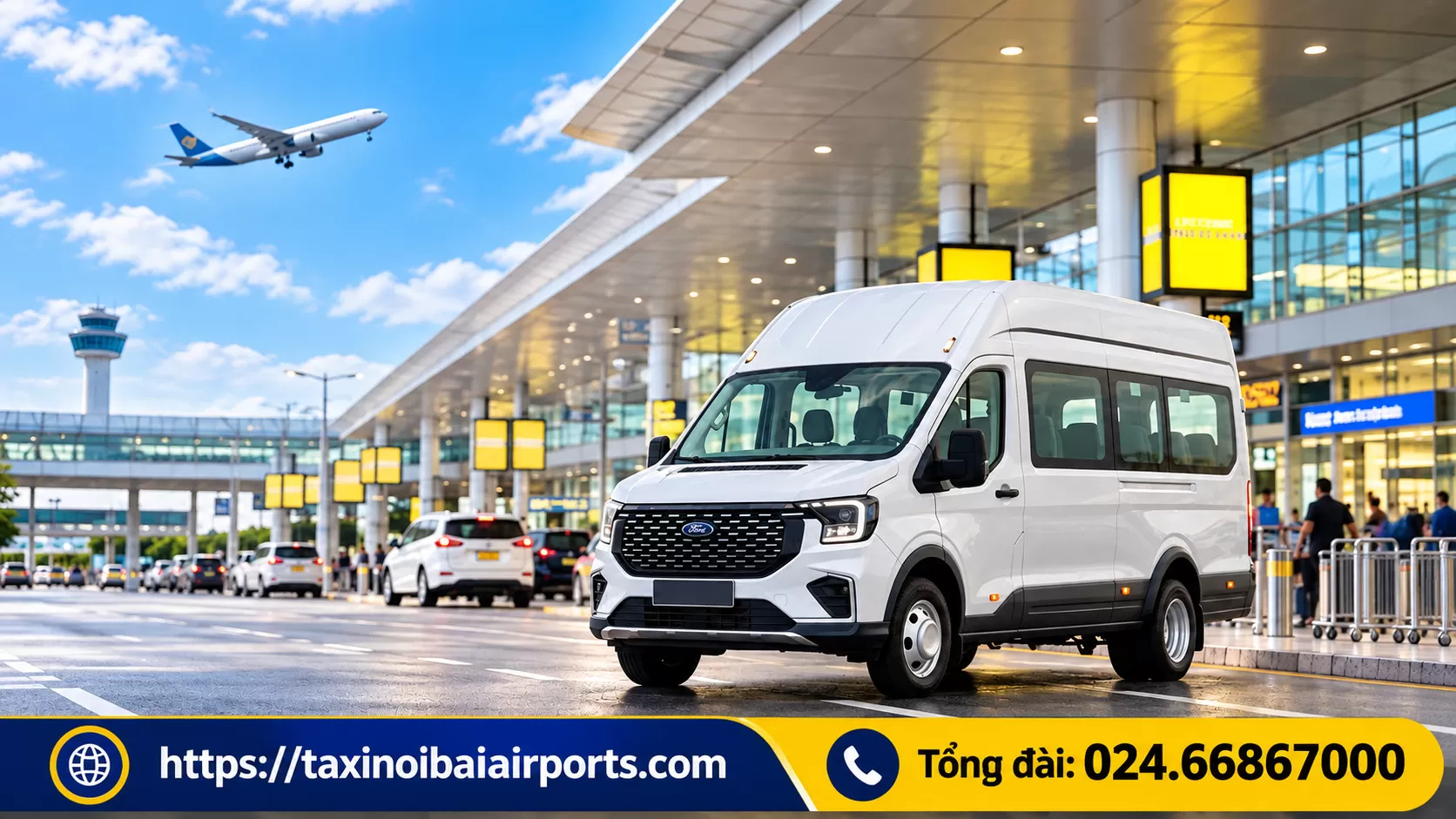 Xe 16 chỗ Hà nội đi Nội Bài
