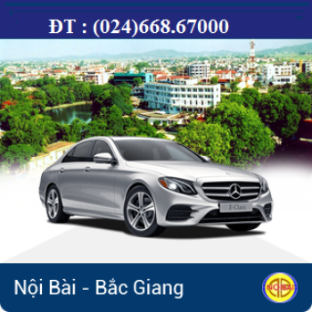 Taxi Nội Bài đi TP Bắc giang giá rẻ
