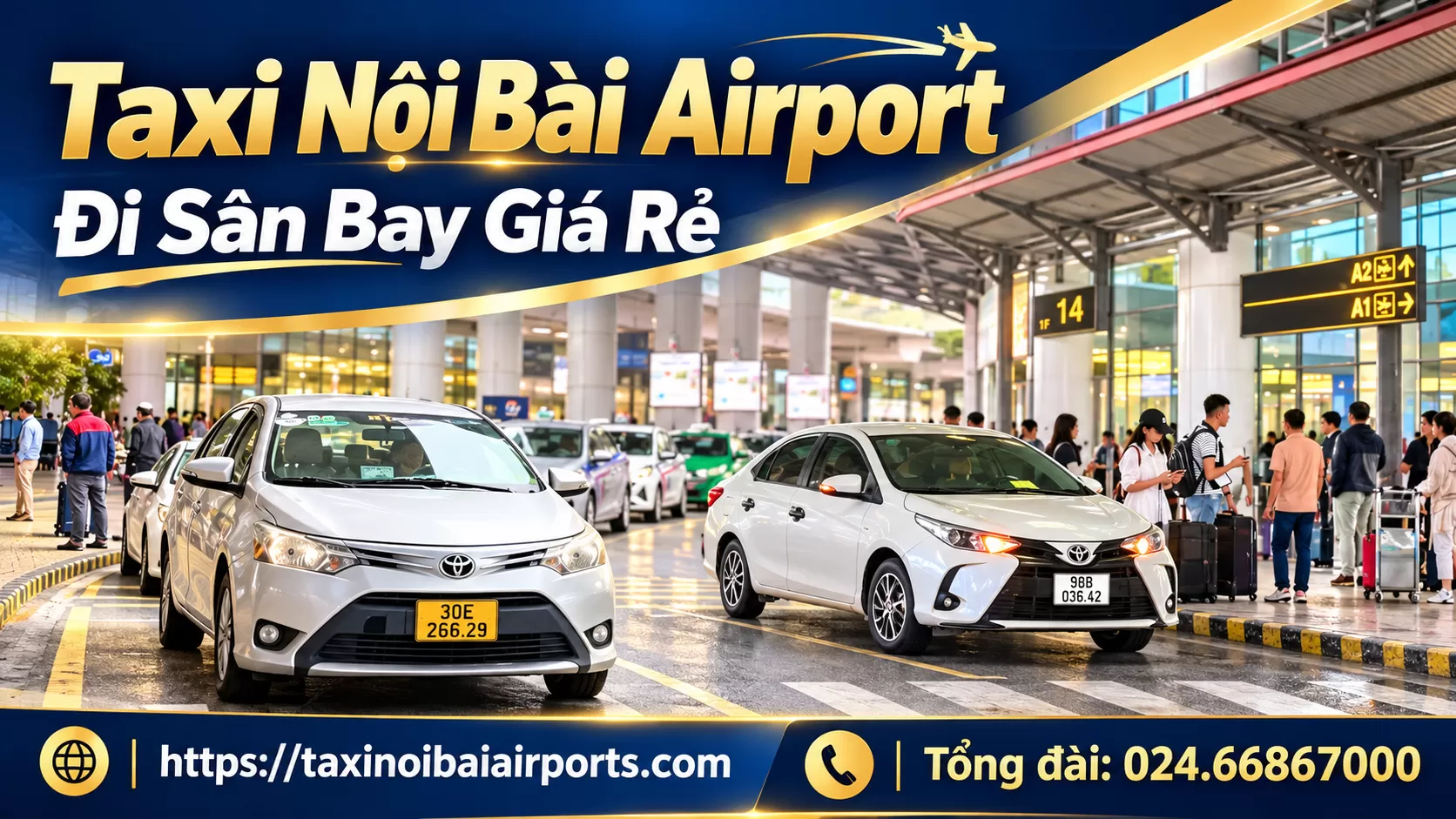 Taxi điện đưa đón sân bay Nội Bài Hà Nội