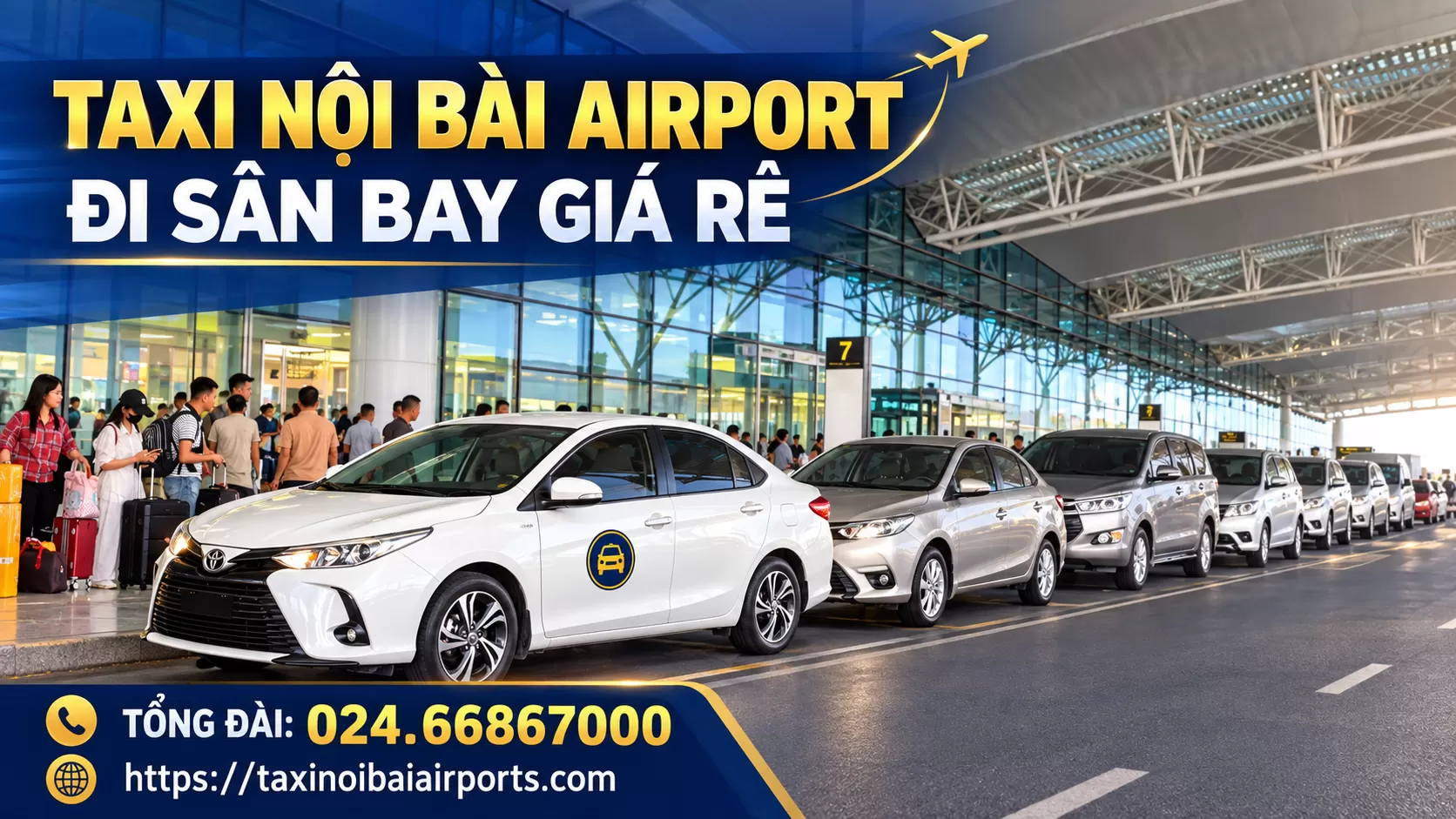 Taxi Nội Bài đi tỉnh giá rẻ